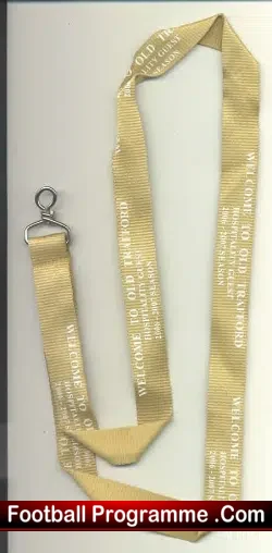 Manchester United Hospitality Guest Neck Ribbon Pass