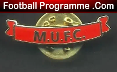 Manchester United Tiny Football Metal Badge