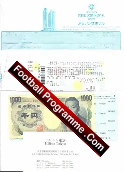 Manchester United Tokyo 1999 Ticket + Extras