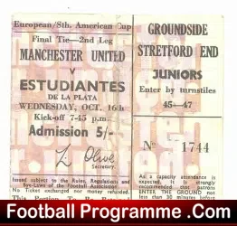 Manchester United v Estudiantes 1968 – South American Cup Final