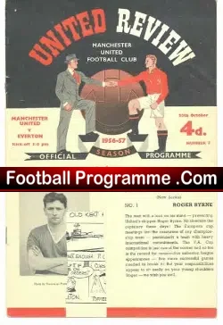 Manchester United v Everton 1956