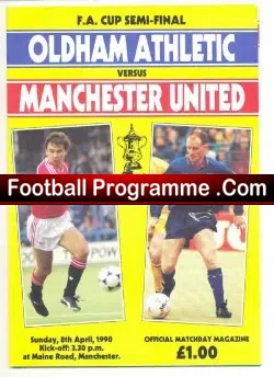 Manchester United v Oldham Athletic 1990 – FA Cup Semi Final