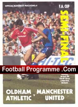 Manchester United v Oldham Athletic 1990 – FA Cup Semi Final Rep