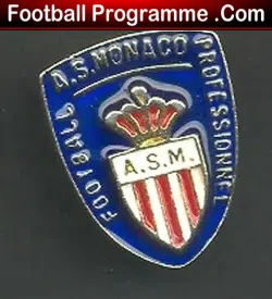 Monaco Metal Football Badge