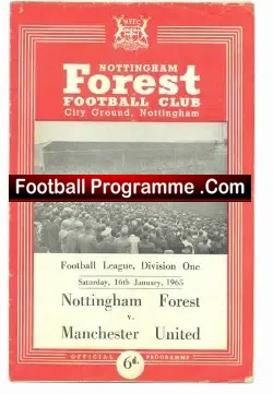 Nottingham Forest v Manchester United 1965
