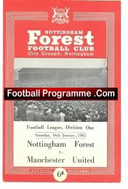 Nottingham Forest v Manchester United 1965