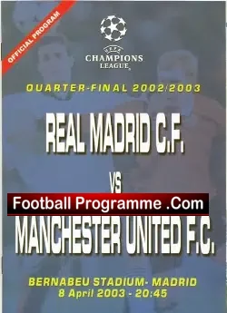 Real Madrid v Manchester United 2003 – Pirate Issue 1
