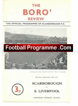 Scarborough v South Liverpool 1971