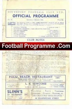Southport v Rochdale 1948