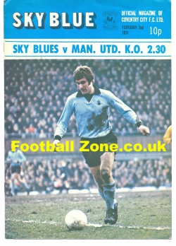 Coventry City v Manchester United 1974