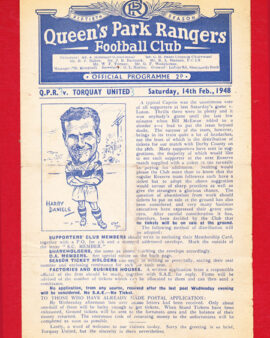 Queens Park Rangers v Torquay United 1948 - 1940's