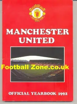 Manchester United Official Yearbook 1991 - 1992