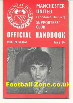Manchester United Supporters Yearbook 1968 - 1969 - Man Utd