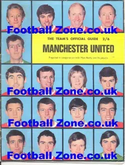 Manchester United Official Team Gude 1968