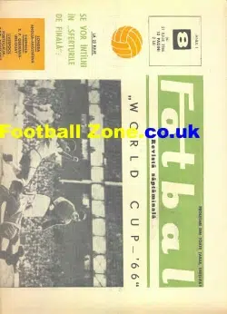 Romanian Newspaper 1966 World Cup Memorabilia