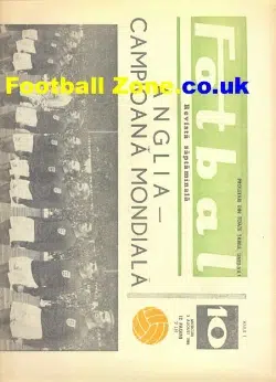 Romanian Newspaper 1966 World Cup Memorabilia