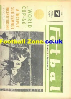 Romanian Newspaper 1966 World Cup Memorabilia