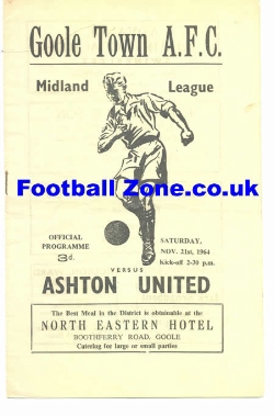 Goole Town v Ashton United 1964