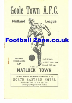Goole Town v Matlock 1964