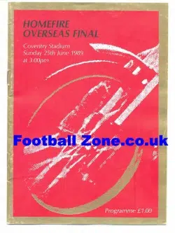 Overseas Speedway Final 1989