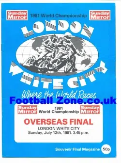 Overseas Speedway Final 1981