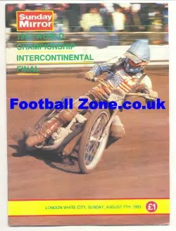 Intercontinental Speedway Final 1983 London