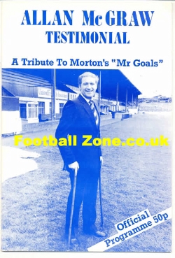 Allan McGraw Testimonial Benefit Match Greenock Morton 1980s