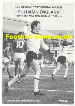 Les Strong Testimonial Benefit Match Fulham 1982