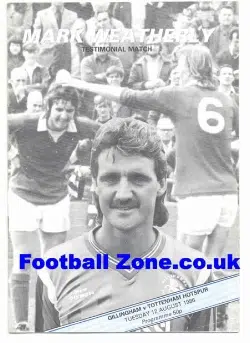 Mark Wea Therly Testimonial Benefit Match Gillingham 1982