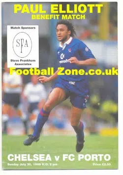Paul Elliott Testimonial Benefit Match Chelsea 1995