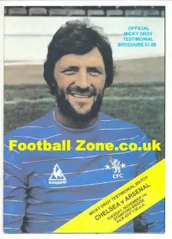 Micky Benefit Match Droy Testimonial Chelsea 1984