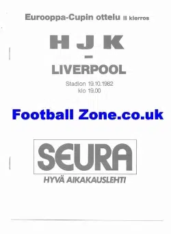 HJK V Liverpool 1982