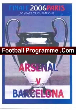 Arsenal v Barcelona 2006 – Champions League Final Pirate 2
