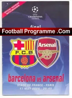Arsenal v Barcelona 2006 – Champions League Final Pirate 3