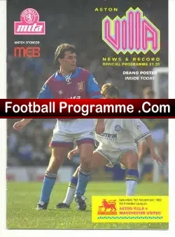 Aston Villa v Manchester United 1992