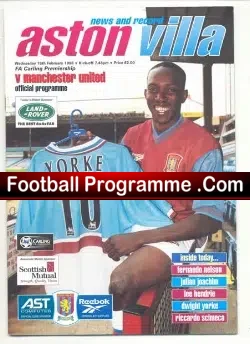 Aston Villa v Manchester United 1998