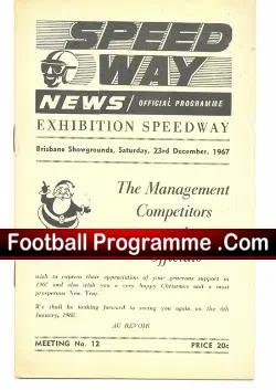 Australia Speedway 1967 Exhibition Brisbane