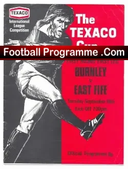 Burnley v East Fife 1973 – Texaco Cup