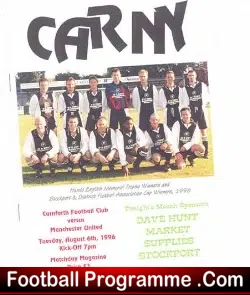 Carnforth v Manchester United 1996 – Reserves Match