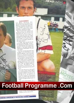 Collection Autographed Football Pictures All Teams - football memorabilia