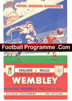 England v Wales 1952 – First Game At Wembley