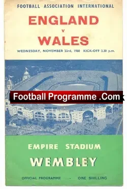 England v Wales 1960