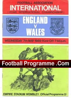 England v Wales 1969