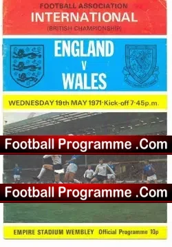 England v Wales 1973