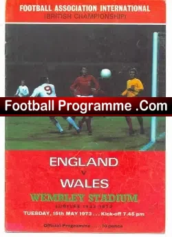 England v Wales 1973 – at Wembley
