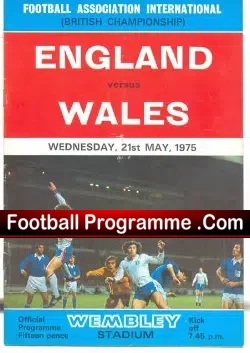 England v Wales 1975