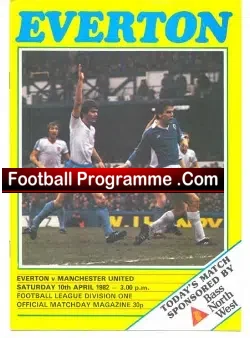Everton v Manchester United 1982