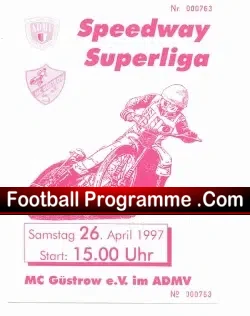 Germany Speedway Programme 1997