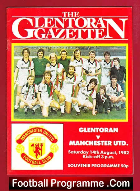 Glentoran v Manchester United 1982 Ireland Friendly George Best