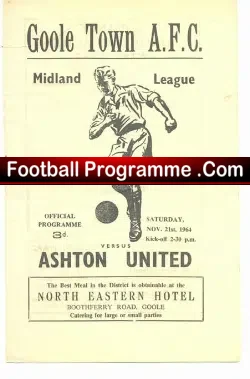 Goole Town v Ashton United 1964